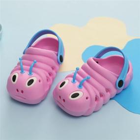 img 1 attached to Juxi Toddler Sandals Cartoon Numeric_4 Boys' Shoes : Clogs & Mules