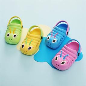 img 3 attached to Juxi Toddler Sandals Cartoon Numeric_4 Boys' Shoes : Clogs & Mules