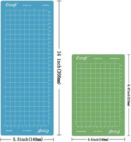 img 3 attached to 🧵 Ecraft Mini Mat for Cricut Joy: StandardGrip & LightGrip Quilting Mats Replacement Set - 4.5x6.5" and 4.5x12" Accessories