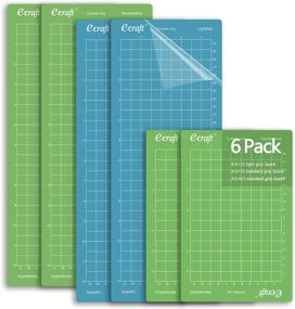 img 4 attached to 🧵 Ecraft Mini Mat for Cricut Joy: StandardGrip & LightGrip Quilting Mats Replacement Set - 4.5x6.5" and 4.5x12" Accessories