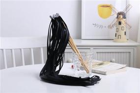 img 3 attached to Wishprom Wedding Party Favor Black Ribbon Wands Streamers - Pack of 30