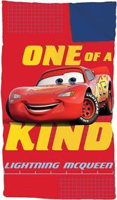 img 3 attached to Jay Franco Disney Pixar Cars Slumber Sack - Cozy & Warm Lightweight Sleeping Bag for Kids - Featuring Lighting McQueen (Official Disney Product)