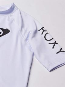 img 1 attached to 👚 Стильная и защитная: Джерси Roxy для девочек с коротким рукавом Whole Hearted