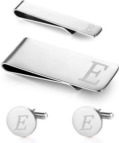 img 1 attached to Eejart Cufflinks Stainless Personalized Engraved