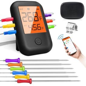 img 4 attached to Wireless Thermometer Bluetooth Thermometers Temperature