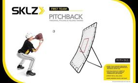 img 1 attached to ⚾️ Enhance Your Baseball and Softball Skills with the SKLZ PitchBack Pitching Net and Rebounder