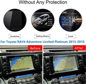 img 3 attached to 📱 Premium TTCR-II Screen Protector for Toyota RAV4 & Camry (2015-2021) - Adventure, Limited Platinum, LE, XLE, SE, XSE, Hybrid