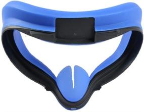 img 1 attached to Silicone Headset Anti Sweat Washable Blocking