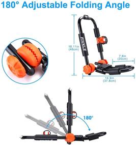 img 2 attached to Foldable Adjustable J Style Universal Crossbar