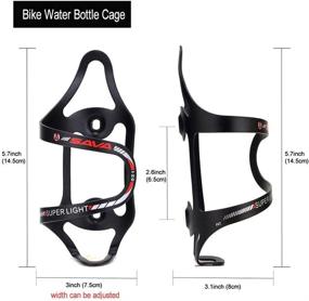 img 2 attached to 🚲 SAVADECK Lightweight Bike Water Bottle Cage: Durable Anti-Rust Holder for Mountain, Road, Hybrid, and Folding Bikes