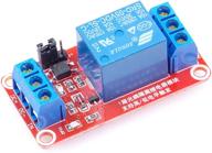 knacro sla-05vdc-sl-c 1-channel relay module - dc 5v 10a with optocoupler isolation, high/low-level support logo