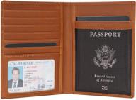 polare luxury blocking leather passport logo