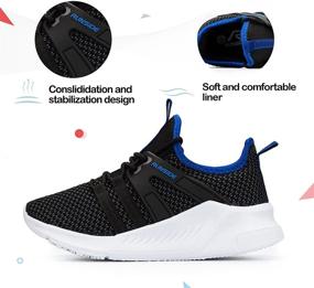 img 2 attached to 👟 Кроссовки для мальчиков RUNSIDE: спортивные беговые кроссовки для малышей