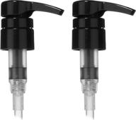 💆 bar5f n18s shampoo/conditioner dispenser pump for 1 liter (33.8 oz.) bottles, black - pack of 2 logo