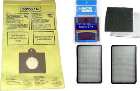 img 1 attached to 🧹 Set of 11 Kenmore Type C or Type Q Premium Allergen Canister Vacuum Bags, including (1) Kenmore CF1 81002 Motor Chamber Filter and (2) Kenmore EF1 86889 HEPA Exhaust Filters. Designed for Progressive, Intuition, and Canister models.