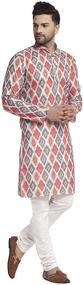 img 3 attached to Pajama Printed Traditional Churidhar Weddings Men's Clothing