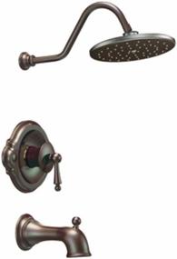 img 2 attached to Moen TS314ORB Waterhill Posi-Temp 🚿 Tub and Shower in Oil-Rubbed Bronze