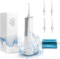 🚿 cordless water flosser teeth cleaner: anbber ipx7 waterproof usb rechargeable dental oral irrigator with 304 stainless steel pump - travel & home logo