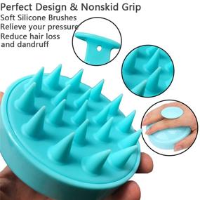 img 2 attached to YQBOOM Comfortable Massager Silicone Dandruff