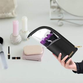 img 2 attached to Ultimate Portable Cosmetic Organizer: Waterproof, Dustproof & Stand Up