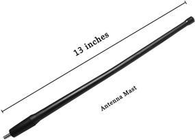 img 3 attached to 🏍️ High-Quality JAPower Replacement Antenna for Harley-Davidson Motorcycles 1998-2018 - 13 Inches, Black