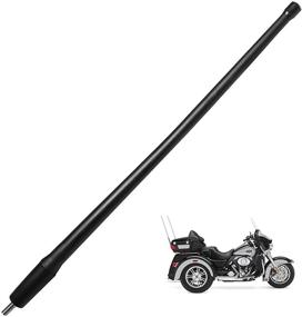img 4 attached to 🏍️ High-Quality JAPower Replacement Antenna for Harley-Davidson Motorcycles 1998-2018 - 13 Inches, Black