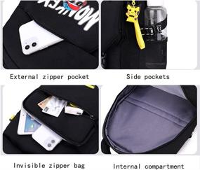 img 2 attached to WZCSLM Pikachu Vacation Backpack Backpack Backpacks for Laptop Backpacks