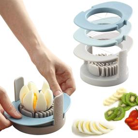 img 4 attached to Ruibo Strawberry Slicer/Cutter: Effortlessly Slice Strawberries & Hard-Boiled Eggs with Stainless Steel Cutting Wires