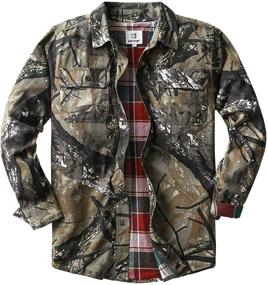 img 4 attached to Heavyweight Canvas Flannel Jacket XX Large