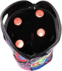 img 1 attached to 🍾 iColor Insulated Wine Bag Tote Holder Covers: Thick Neoprene, Zipper Closure, Machine-Washable for Champagne, Wine, Beer Bottles, and More!