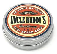 🍊 uncle buddy's best beard balm: sweet orange leave-in conditioner for control, style & beard health - 2 oz logo