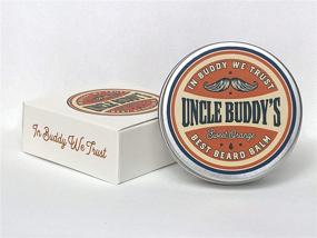 img 2 attached to 🍊 Uncle Buddy's Best Beard Balm: Sweet Orange Leave-In Conditioner for Control, Style & Beard Health - 2 oz