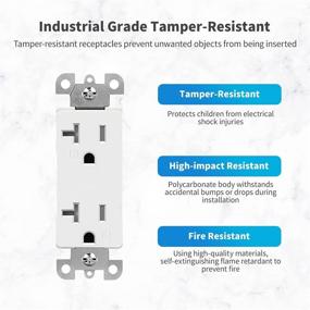 img 2 attached to 🔌 Grounding Resistant Outlet Socket Receptacle