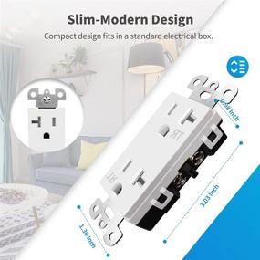 img 1 attached to 🔌 Grounding Resistant Outlet Socket Receptacle