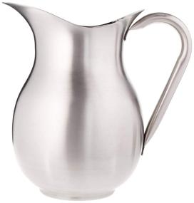 img 2 attached to Stainless Steel Vollrath 3-Quart Bell-Shaped Water Pitcher