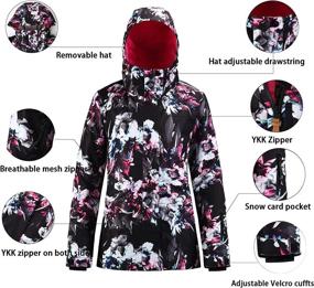 img 1 attached to SMN Waterproof Insulated Windproof Snowboarding Outdoor Recreation for Outdoor Clothing