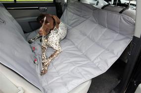 img 4 attached to 🐾 Durable, Water Resistant, Scratch Proof Car Seat Covers for Pets - Petego Ultra Comfort