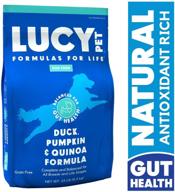 lucy pet products formulas for life - sensitive stomach and skin dry dog food, all breeds and life stages - duck, pumpkin, and quinoa, 25 lb, model:850657006500 logo