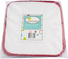 img 1 attached to 🧻 Organic OsoCozy Cloth Baby Wipes - Pack of 15
