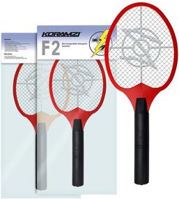 img 4 attached to 🪰 Koramzi Bug Zapper Racket Fly Swatter Mosquito Killer - Fast & Effective Indoor and Outdoor Pest Control F2 (Red)