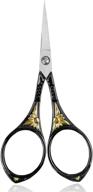 🌸 european vintage floral scissors for embroidery, sewing, craft, art work & everyday use - bihrtc stainless steel (black) logo