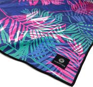 hightide premium sand free towel for beach, swimming, and travel - choose from 16 microfiber towel designs including maui palms logo
