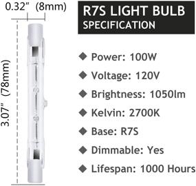 img 3 attached to Halogen J Type Linear Dimmable Security