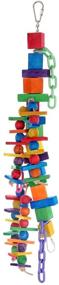img 3 attached to 🌈 Colorful Rainbow Bridge Parrot Toy: Chewing and Hanging Toy for a Wide Range of Large and Small Parrots and Birds