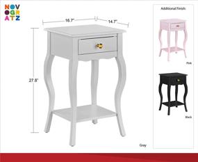 img 1 attached to Novogratz 5394319COM Kennedy Accent Table Furniture for Accent Furniture