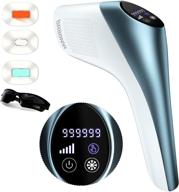 🔥 babonir ipl hair removal: efficient and painless hair remover for woman man at-home - 3 different heads, permanent device for arms legs armpit sensitive skin logo