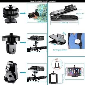 img 1 attached to Neewer Action Camera Accessory Kit for GoPro Hero Session/5/6, DJI OSMO Action, SJ4000/5000/6000, DBPOWER, APEMAN, WiMiUS, Rollei, QUMOX, Lightdow, Campark, Sony Sports DV, and More!