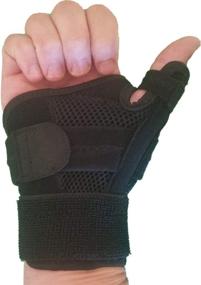 img 2 attached to 👍 Copper Thumb Brace - Top Copper Thumb Spica Splint for Arthritis, Tendonitis. Both Right & Left Hand. Wrist, Hand, & Thumb Stabilizer + Immobilizer with Compression Recovery