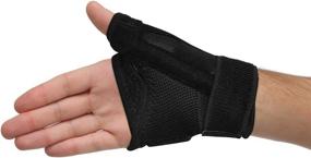 img 1 attached to 👍 Copper Thumb Brace - Top Copper Thumb Spica Splint for Arthritis, Tendonitis. Both Right & Left Hand. Wrist, Hand, & Thumb Stabilizer + Immobilizer with Compression Recovery