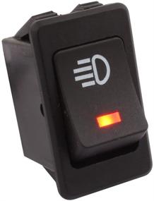 img 4 attached to TOMALL LED Car Replacement Fog Light Toggle Switch - Red LED Light, 12V 35A, ON/OFF Switch